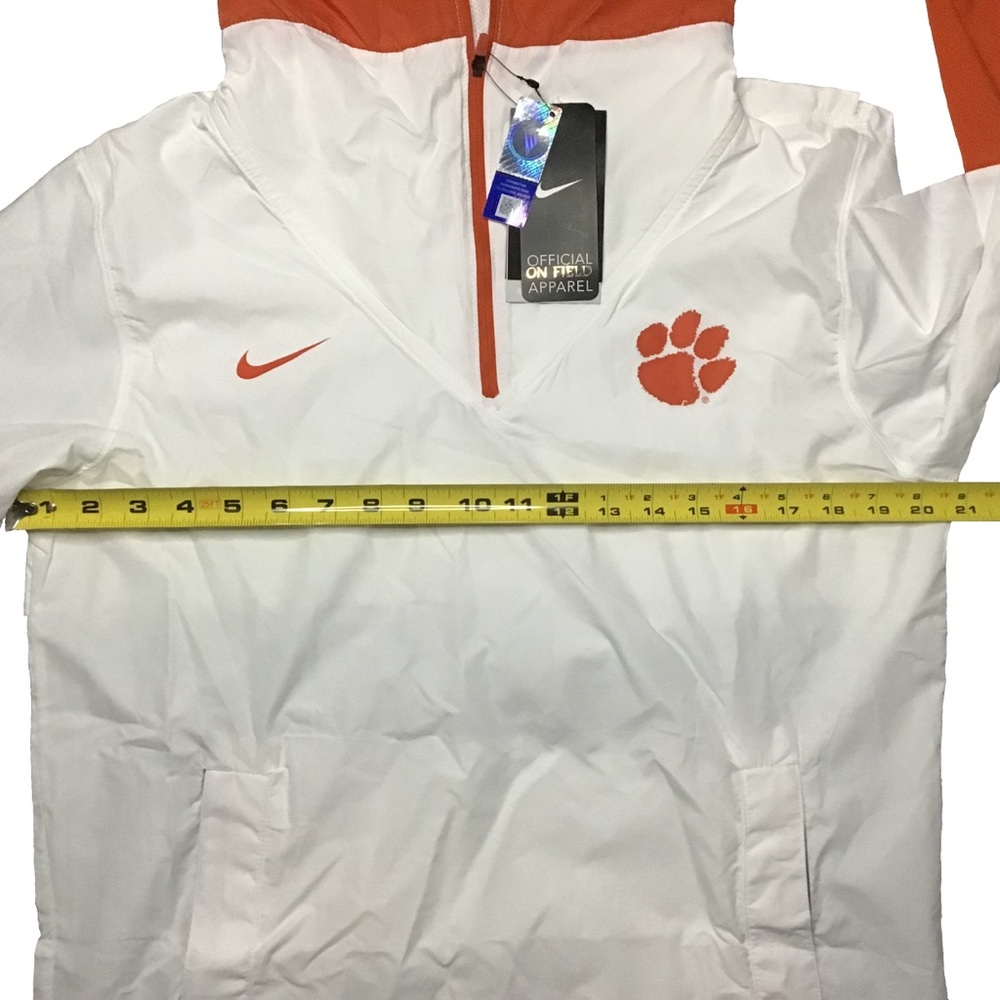 Nike Clemson Tigers On-Field 1/4-Zip Pullover Sz S - Picture 9 of 12